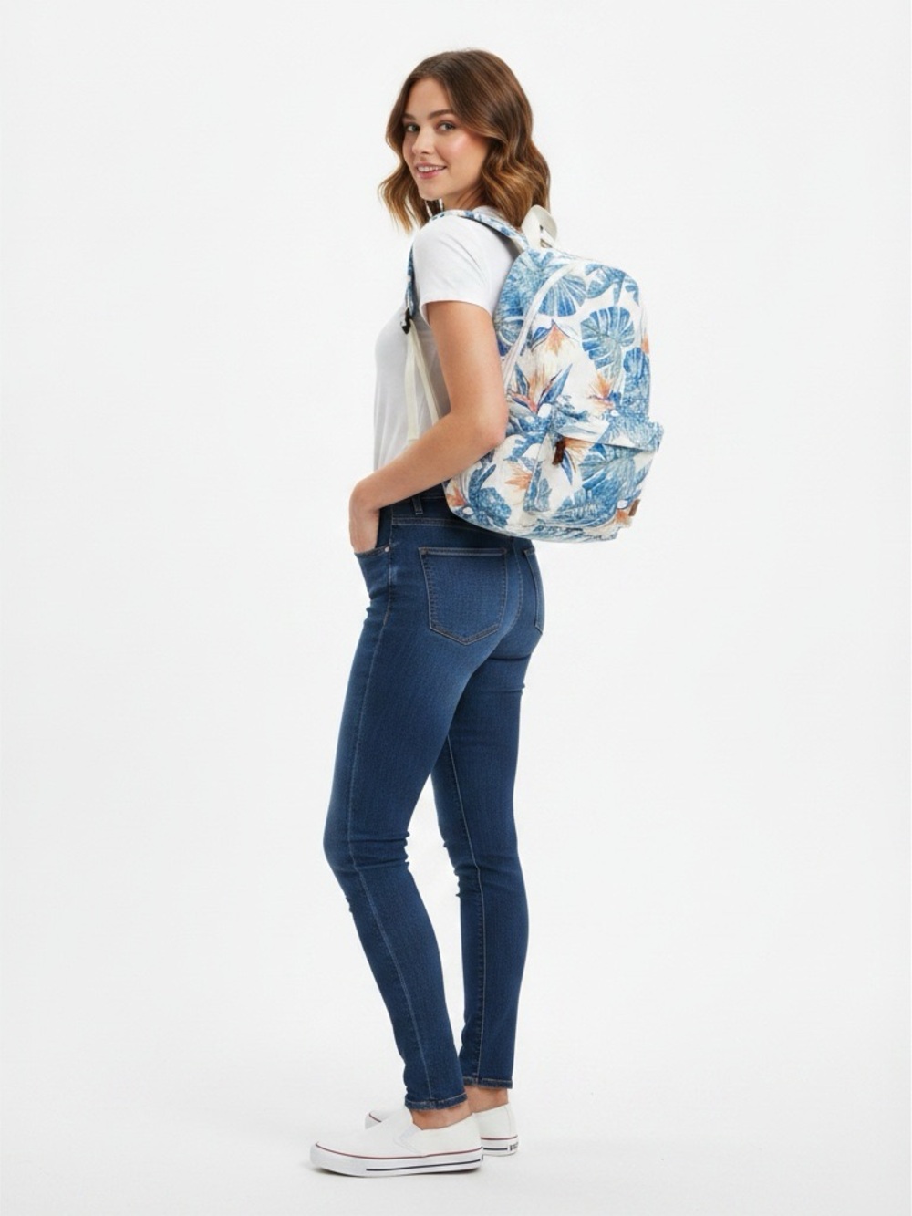Roxy Tropical Canvas Backpack